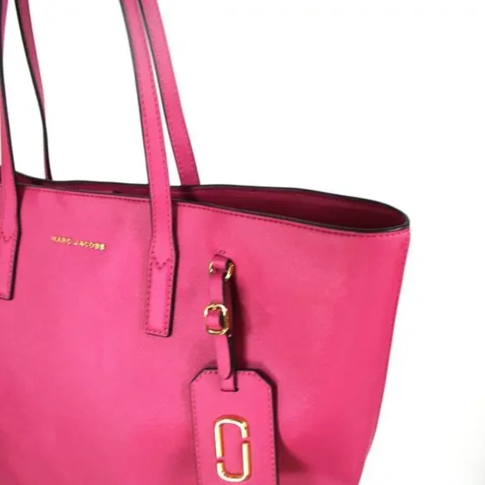 Marc Jacobs Pink Saffiano Tote - Picture 2 of 10